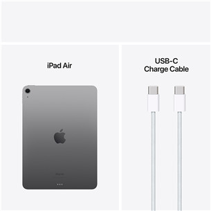 Apple iPad Air 11'' (2024), M2, 1 TB, WiFi, space gray - Tablet