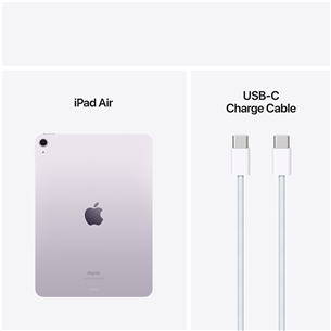 Apple iPad Air 11'' (2024), M2, 1 TB, WiFi, lillā - Planšetdators
