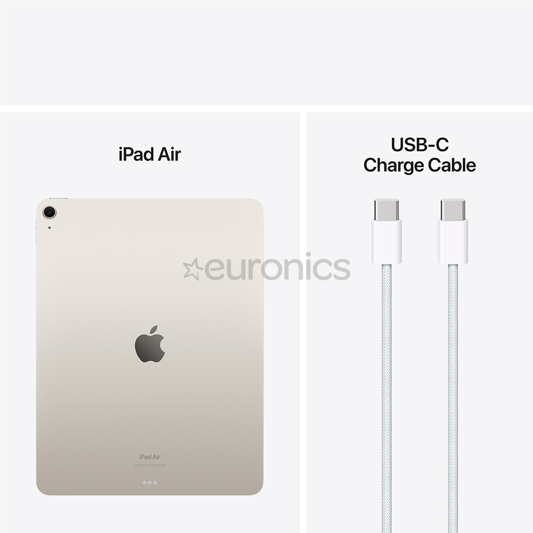 Apple iPad Air 13'' (2024), M2, 256 GB, WiFi, bēša - Planšetdators