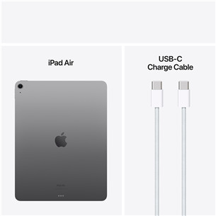 Apple iPad Air 13'' (2024), M2, 512 GB, WiFi, space gray - Tablet