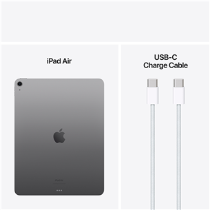 Apple iPad Air 13'' (2024), M2, 512 GB, WiFi, space gray - Tablet