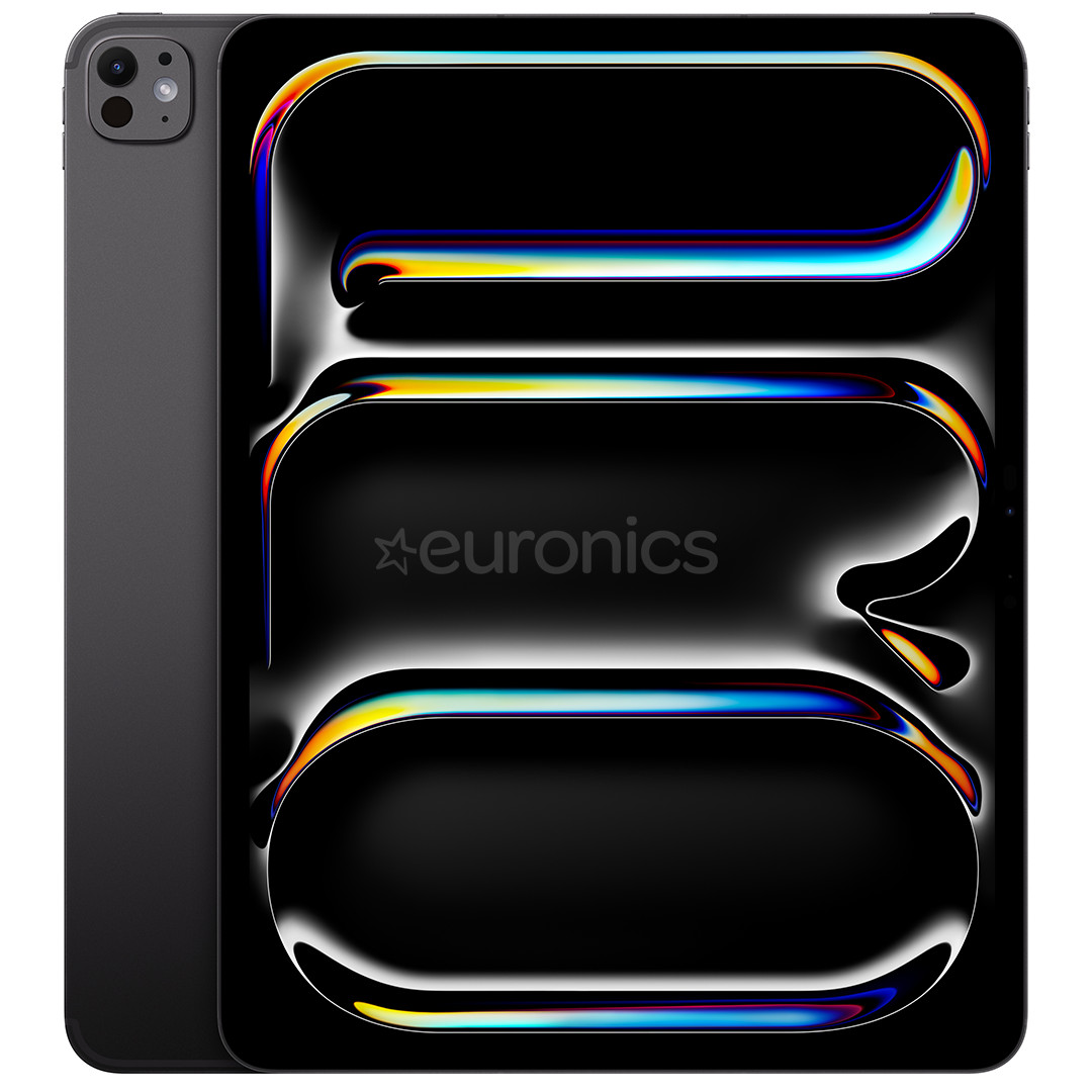 Apple iPad Pro 13”, M4 (2024), 1 TB, matēts, WiFi + 5G, melna - Planšetdators