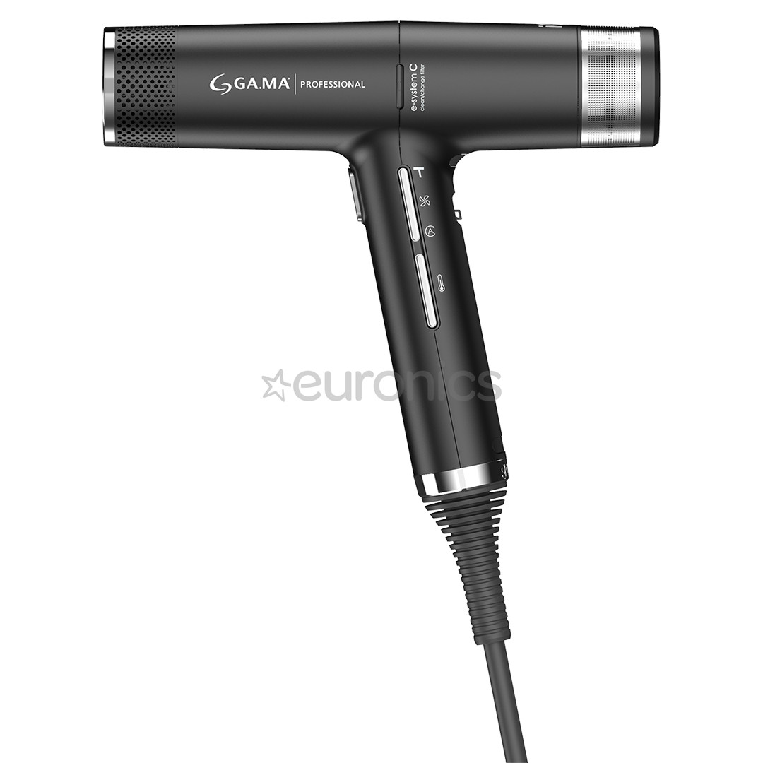 GA.MA IQ3 Perfetto, 1600 W, melna - Matu fēns