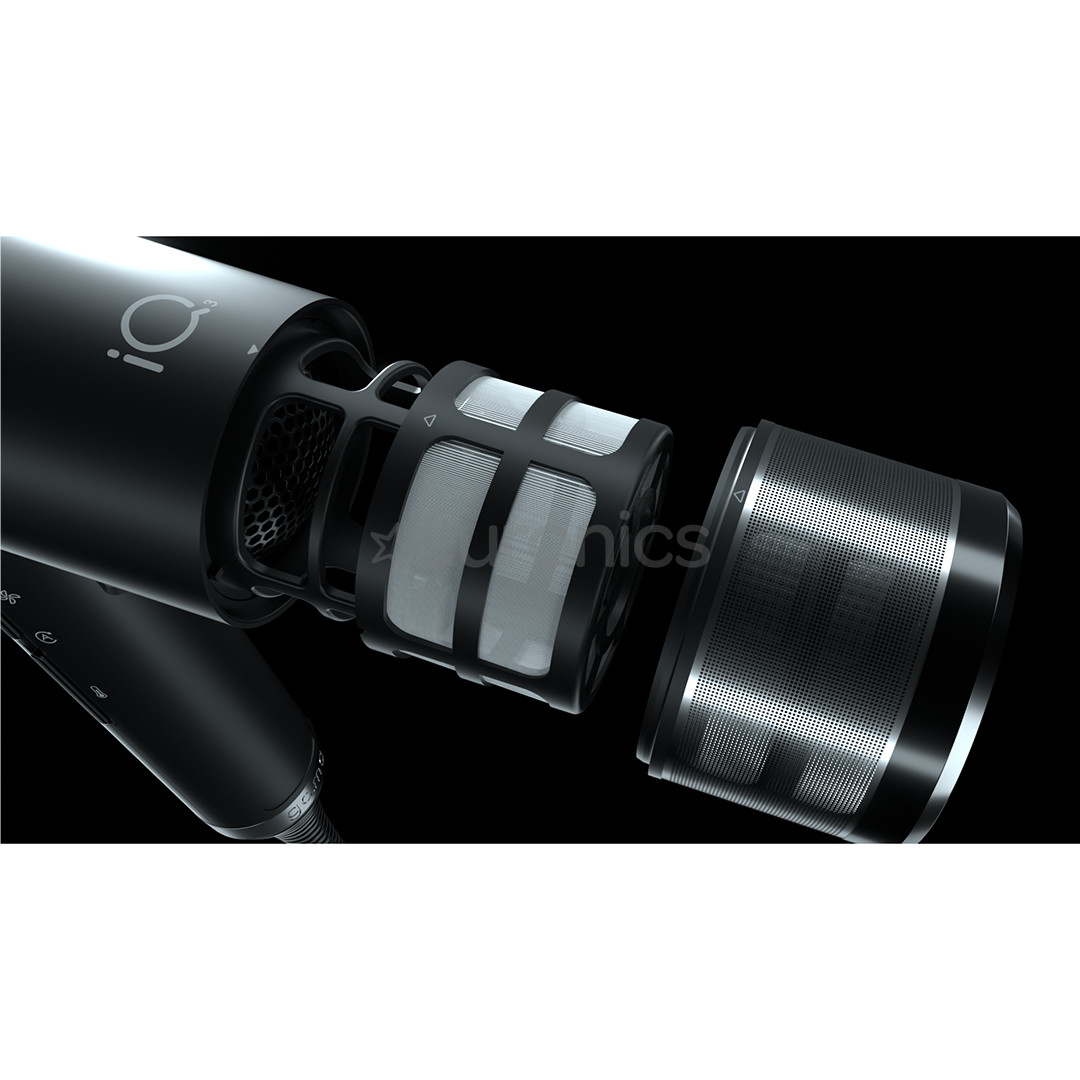 GA.MA IQ3 Perfetto, 1600 W, melna - Matu fēns