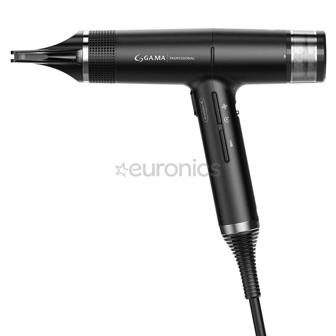 GA.MA IQ1 Perfetto, 1600 W, melna - Matu fēns