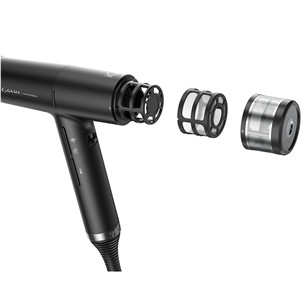 GA.MA IQ1 Perfetto, 1600 W, melna - Matu fēns