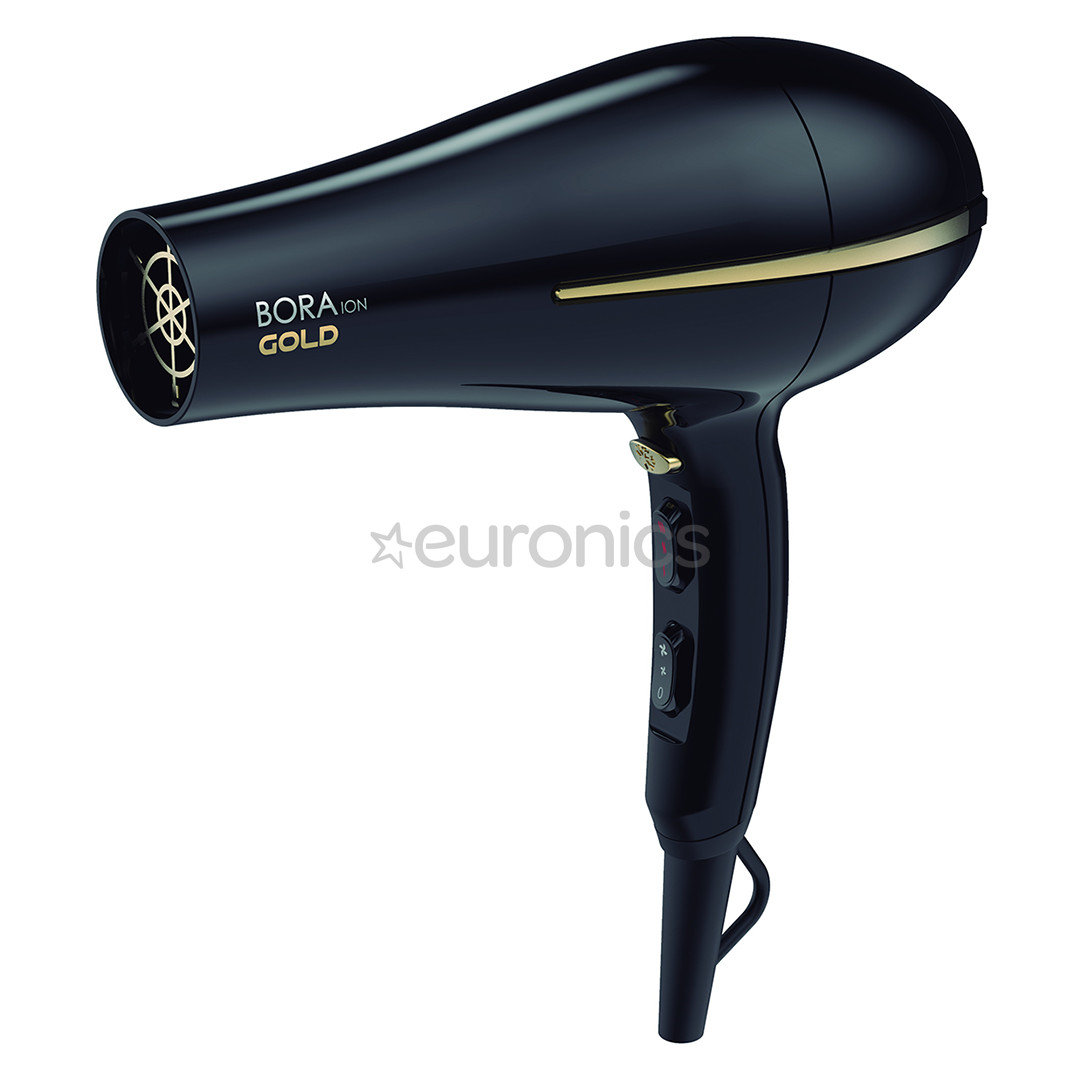 GA.MA Bora Gold Ion, 2200 Вт, черный - Фен