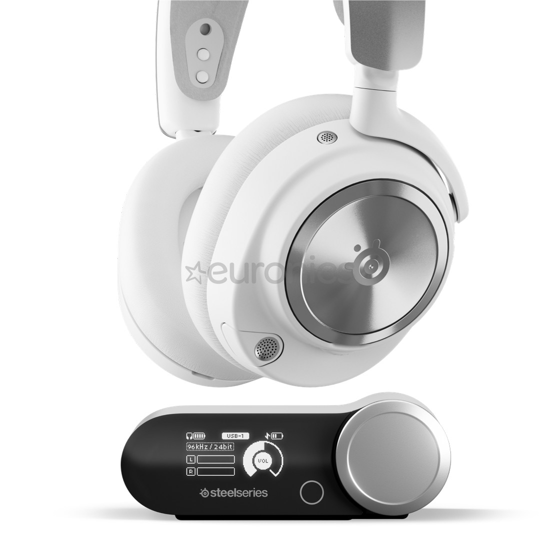 Steelseries Arctis Nova Pro Wireless, PlayStation & PC, white - Wireless gaming headset