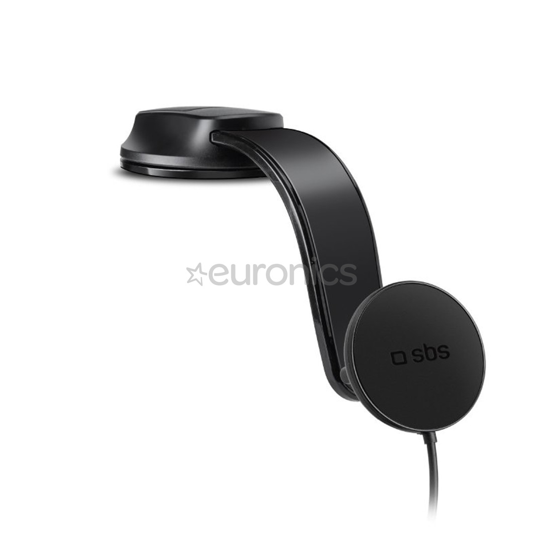 SBS 15W Car Holder, Magsafe, black - Wireless car charger