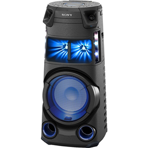 Sony V43D, Bluetooth, USB, apgaismojums, melna - Portatīvā mūzikas sistēma MHCV43D.CEL