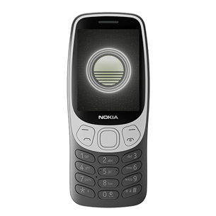 Nokia 3210 4G, Dual SIM, melna - Mobilais telefons 1GF025CPA2L01