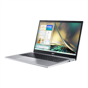 Acer Aspire 3 15 A315-24P, 15.6'', FHD, Ryzen 3, 8 GB, 256 GB, SWE, sudraba - Portatīvais dators