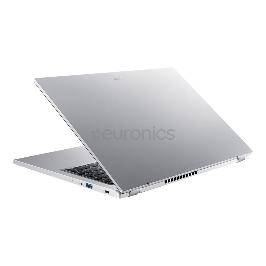 Acer Aspire 3 15 A315-24P, 15.6'', FHD, Ryzen 3, 8 GB, 256 GB, SWE, sudraba - Portatīvais dators
