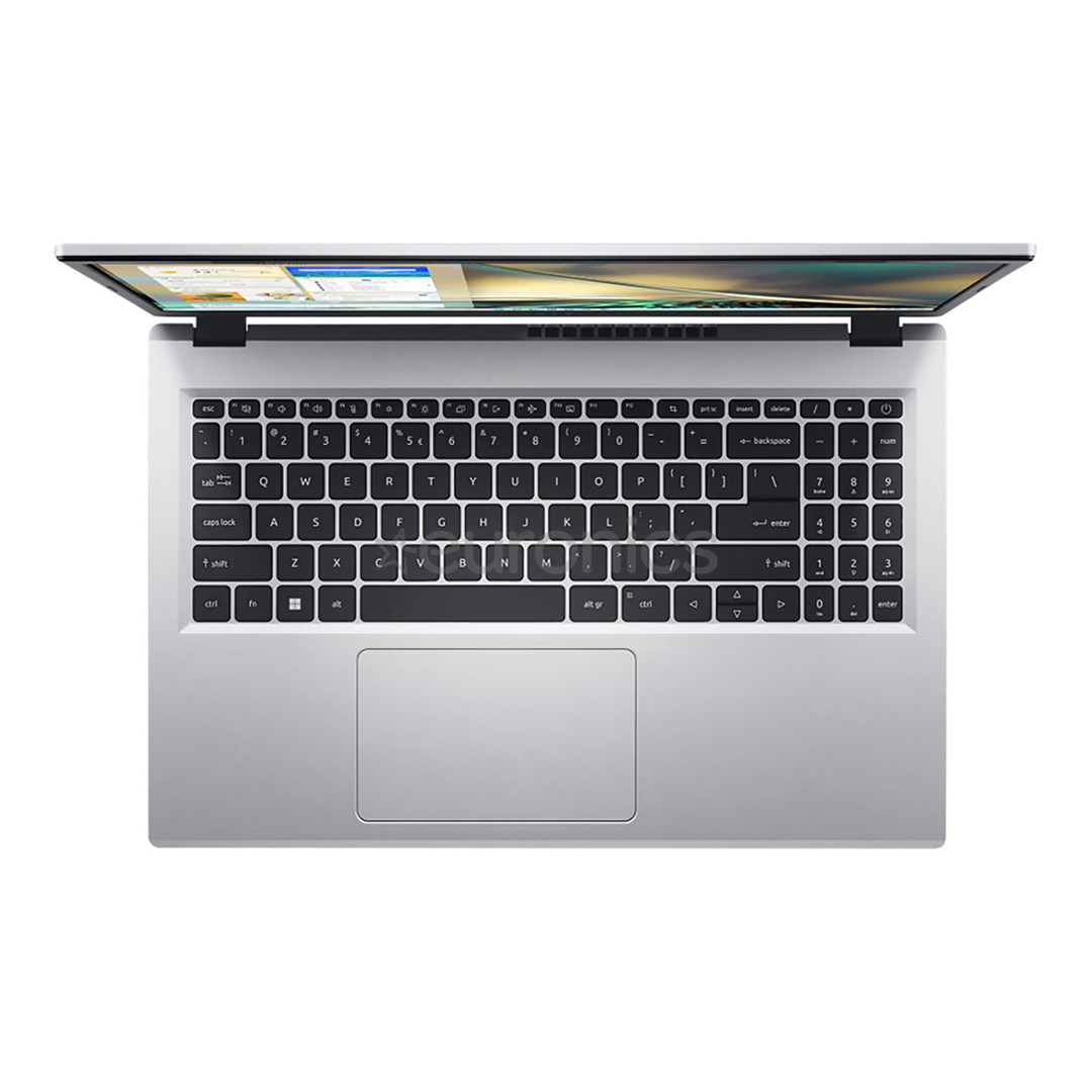 Acer Aspire 3 15 A315-24P, 15.6'', FHD, Ryzen 3, 8 GB, 256 GB, SWE, sudraba - Portatīvais dators