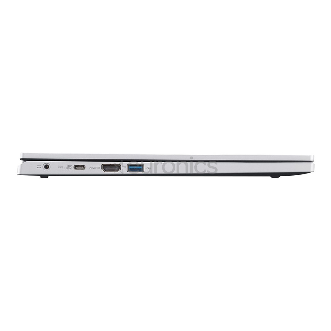 Acer Aspire 3 15 A315-24P, 15.6'', FHD, Ryzen 3, 8 GB, 256 GB, SWE, sudraba - Portatīvais dators