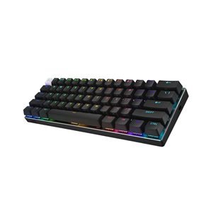 Logitech PRO X 60, US, melna - Bezvadu klaviatūra