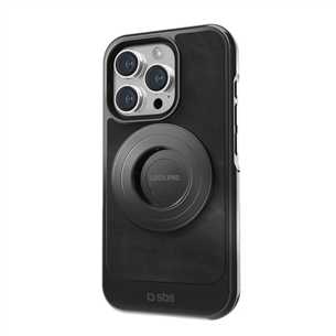 SBS LockPro case, iPhone 15 Pro, melna - Apvalks viedtālrunim TEURIP1561P