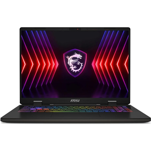 MSI Sword 16 HX B14V, 16'', FHD+, 144 Hz, i7, 16 GB, 512 GB, RTX 4070, W11, ENG - Portatīvais dators SWD16HX-B14VGKG-017N