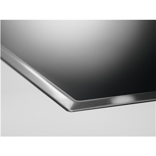 Electrolux, width 57.6 cm, steel frame, black - Built-in Ceramic Hob
