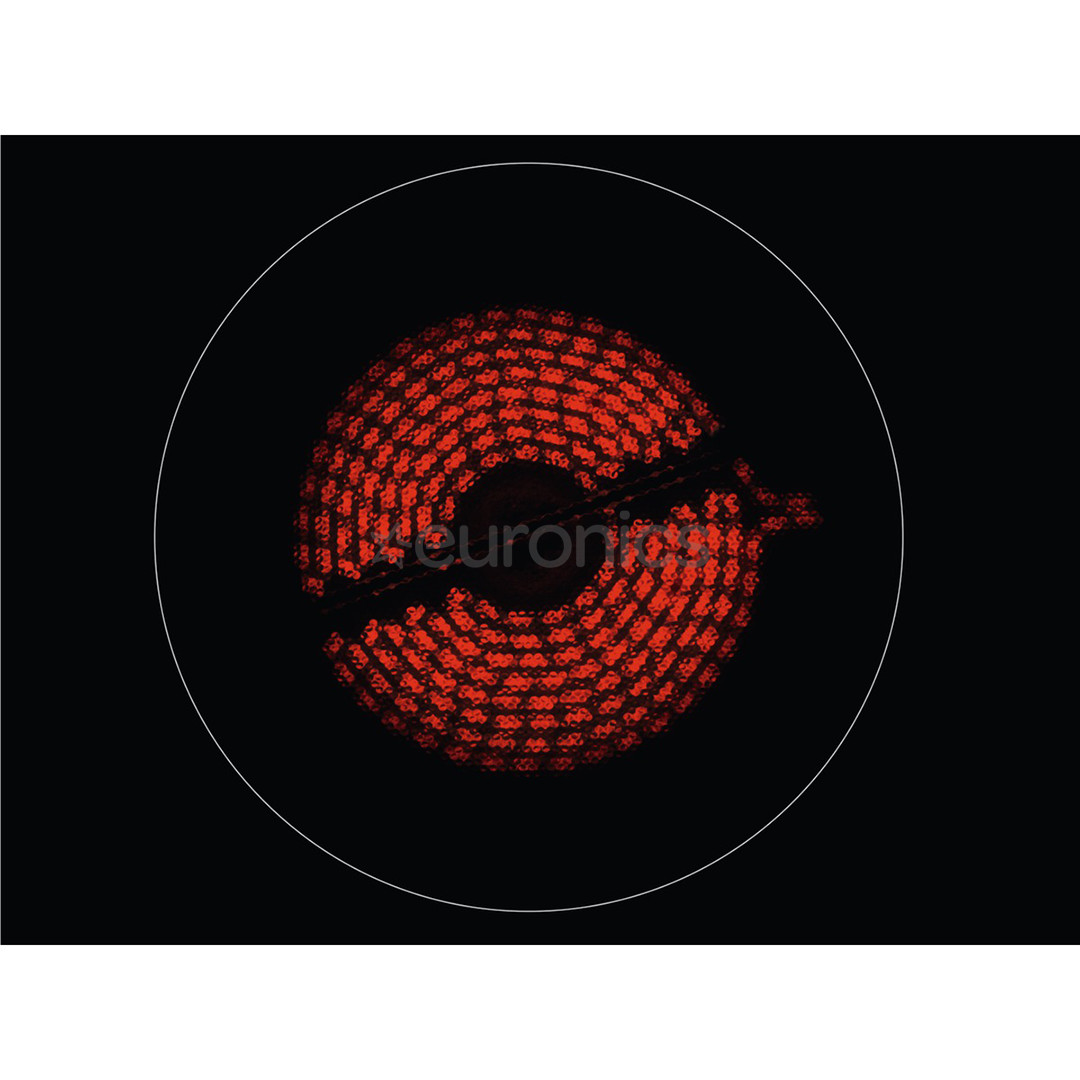 Electrolux, width 57.6 cm, steel frame, black - Built-in Ceramic Hob