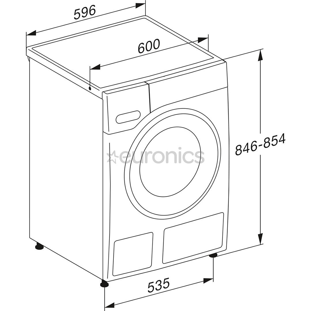 Miele, 125 Edition, 8 kg, dziļums 60 cm, 1400 apgr/min. - Veļas mazgājamā mašīna ar priekšējo ielādi