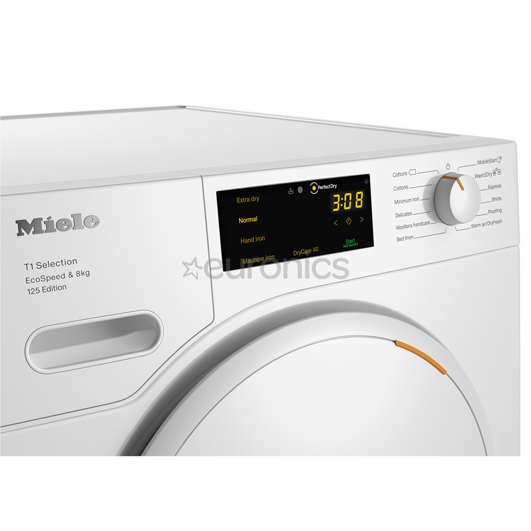 Miele, 125 Edition, 8 kg, dziļums 65.5 cm - Veļas žāvētājs