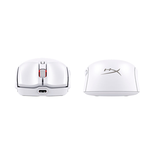 HyperX Pulsefire Haste 2 Mini, balta - Bezvadu datorpele