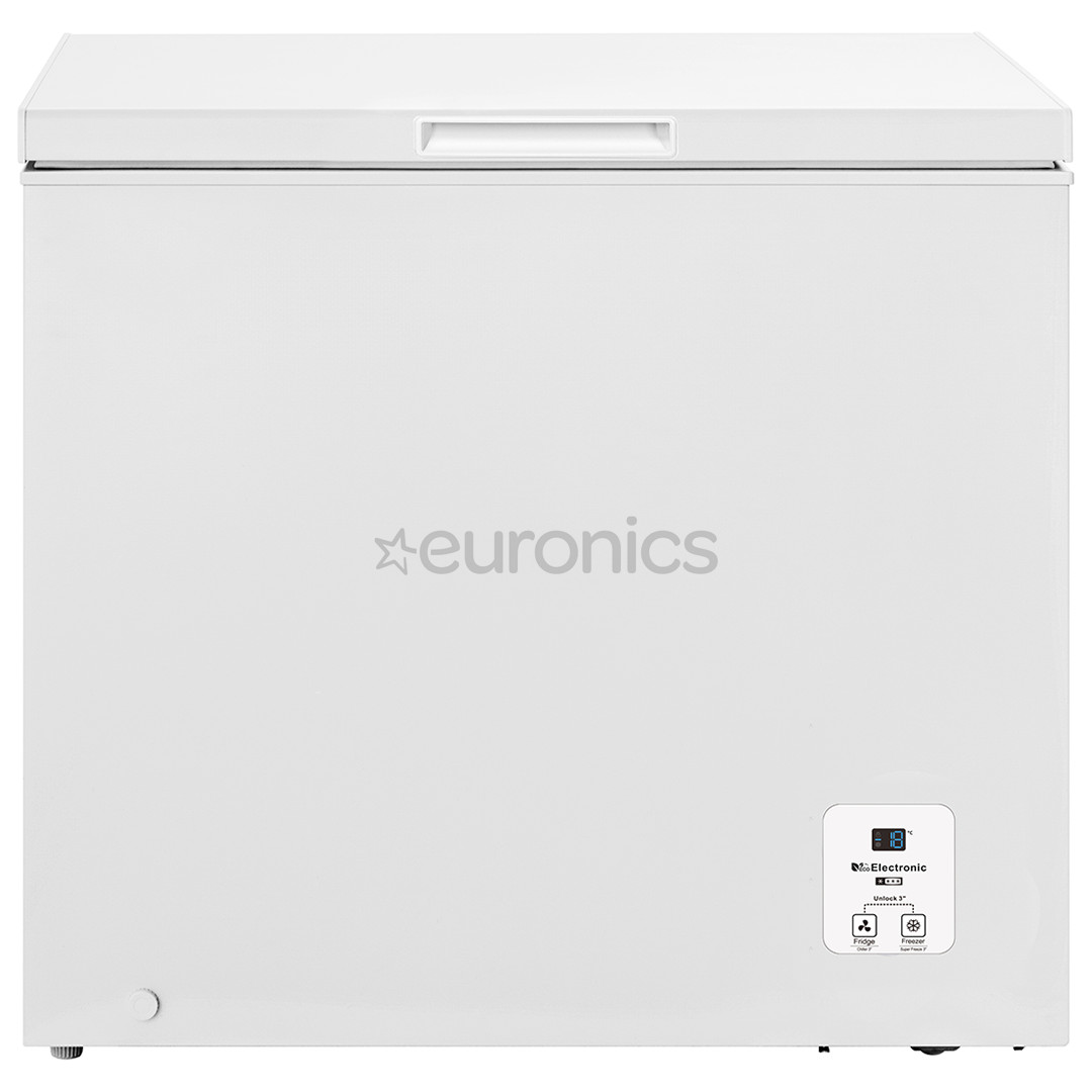 Hisense, 191 L, augstums 86 cm, balta - Lādes tipa saldētava