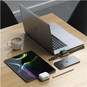 Satechi Dual Sided 2-in-1 USB-C Charger for Apple Watch and Airpods - Charger