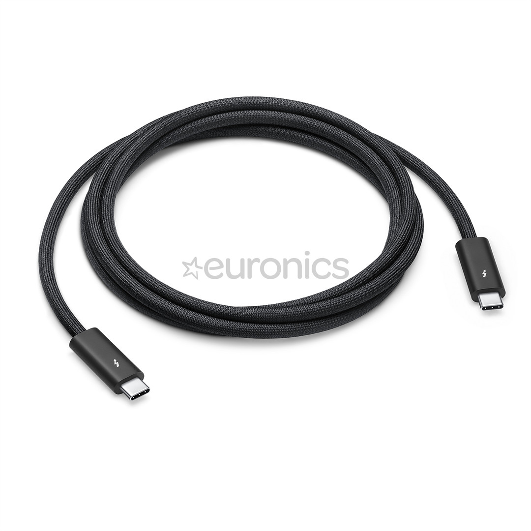 Apple Thunderbolt 4 Pro, 1.8 m, melna - Vads