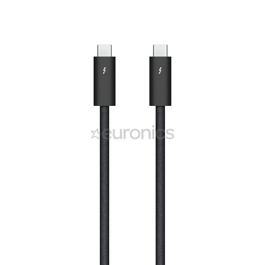 Apple Thunderbolt 4 Pro, 1.8 m, melna - Vads
