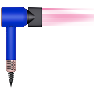 Supersonic HD07 Blue Blush, 1600 W, zila - Matu fēns