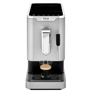 Stollar the Slim Café, nerūsējošā tērauda/melna - Kafijas automāts