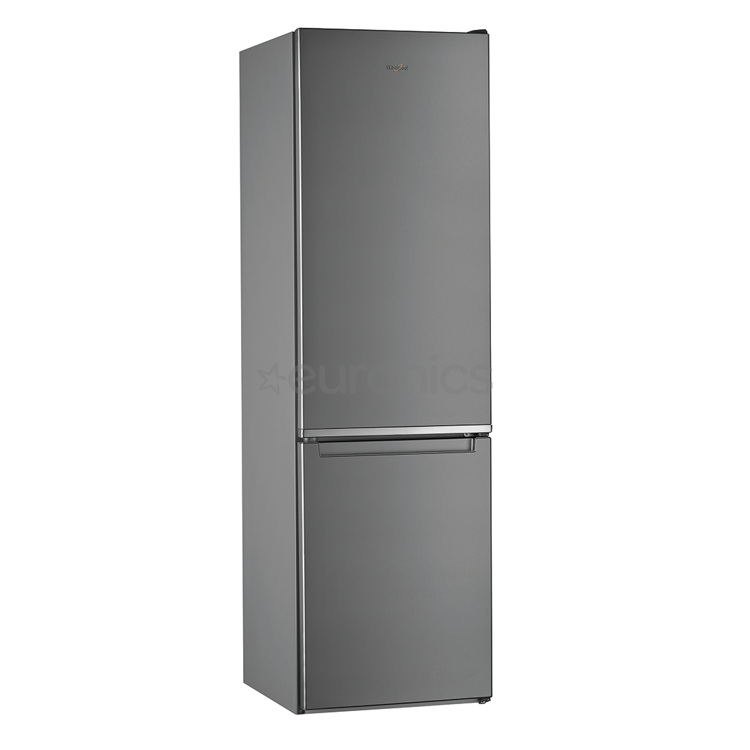 Whirlpool, NoFrost, 355 L, height 202 cm, inox - Refrigerator