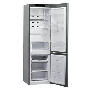 Whirlpool, NoFrost, 355 L, height 202 cm, inox - Refrigerator
