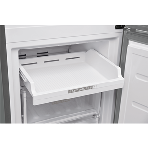 Whirlpool, NoFrost, 355 L, height 202 cm, inox - Refrigerator
