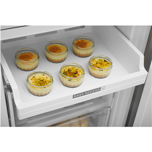 Whirlpool, NoFrost, 355 L, height 202 cm, inox - Refrigerator