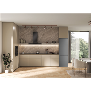 Whirlpool, NoFrost, 355 L, height 202 cm, inox - Refrigerator