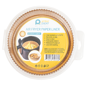 Amber Paper, 20 x 4,5 см - Бумажные формы для аэрогриля 3132846