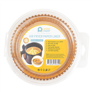 Amber Paper, 50 gab, 16 x 4.5 cm - Papīra formiņas karstā gaisa friterim