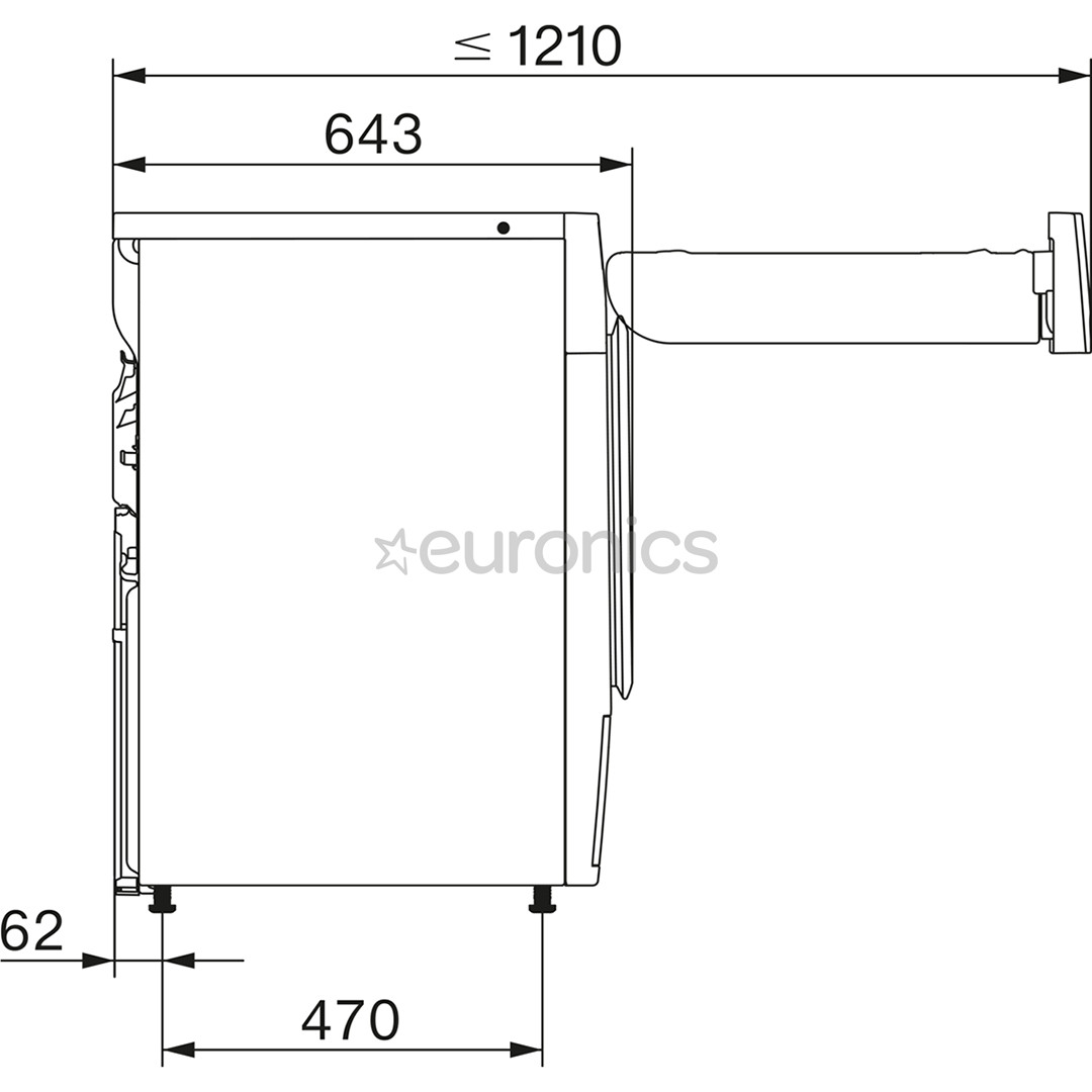 Miele 125 Gala Edition, 9 kg, depth 64,3 cm - Clothes dryer