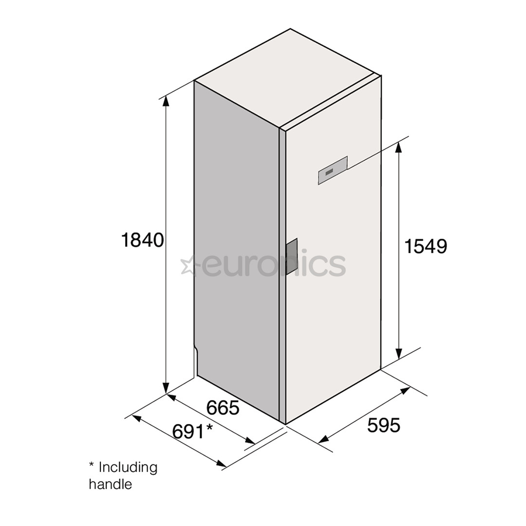 Asko, 5 kg, dziļums 66.3 cm - Apģērbu žāvēšanas skapis
