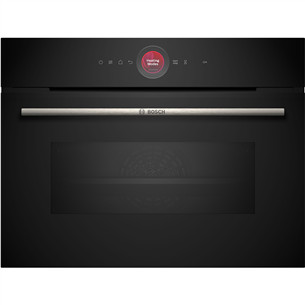 Bosch, Series 8, 45 л, черный - Интегрируемый компактный духовой шкаф CMG7241B1