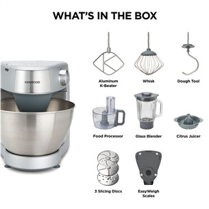 Kenwood Prospero+, 1000 W, sudraba - Virtuves kombains