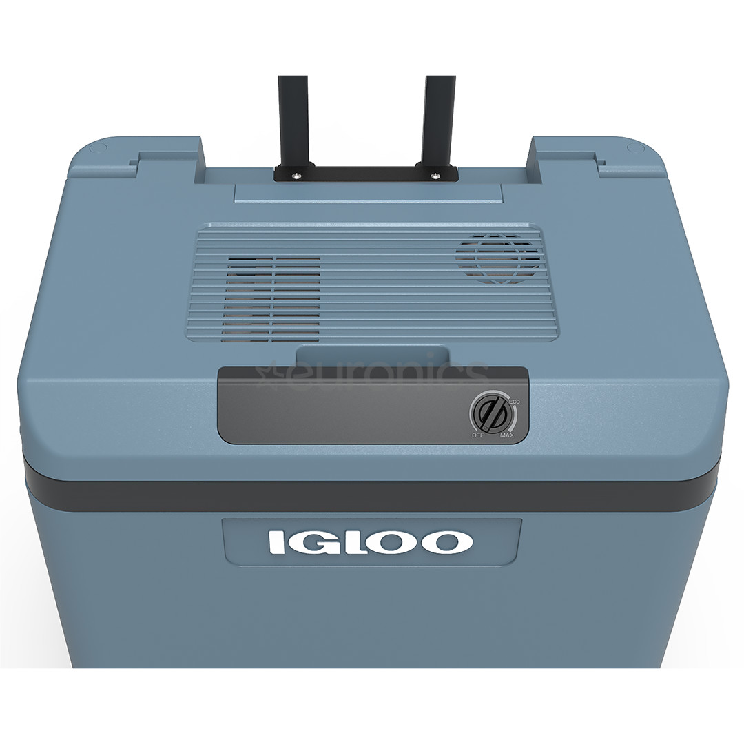 Car fridge Igloo, 42 L, AC/DC, 12/230 V, blue