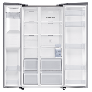 Samsung RS5000DC, NoFrost, 635 л, высота 178 см, нерж. сталь - SBS-холодильник