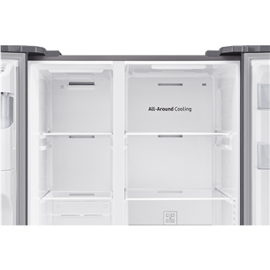 Samsung RS5000DC, NoFrost, 635 л, высота 178 см, нерж. сталь - SBS-холодильник