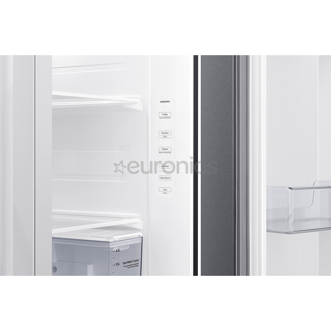 Samsung RS5000DC, NoFrost, 635 л, высота 178 см, нерж. сталь - SBS-холодильник