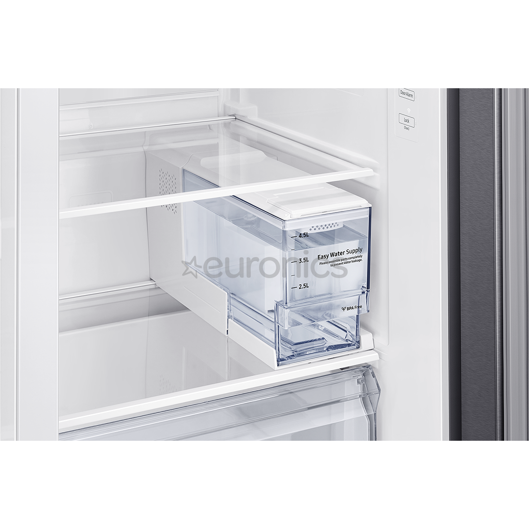 Samsung RS5000DC, NoFrost, 635 л, высота 178 см, нерж. сталь - SBS-холодильник
