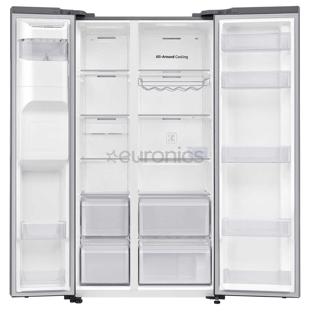 Samsung RS5000DC, NoFrost, 635 L, augstums 178 cm, nerūsējošā tērauda - SBS Ledusskapis